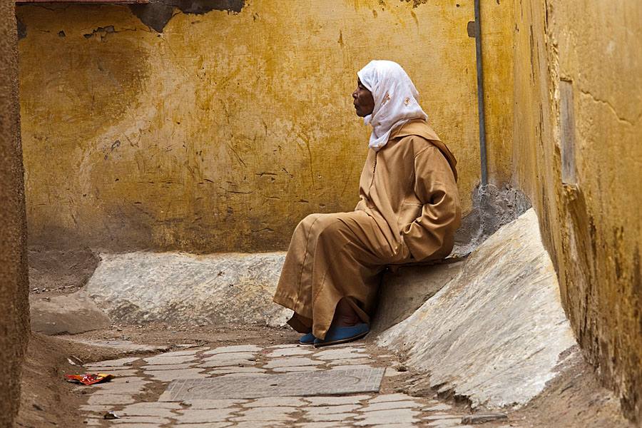 Medina alley in Meknes   Morocco